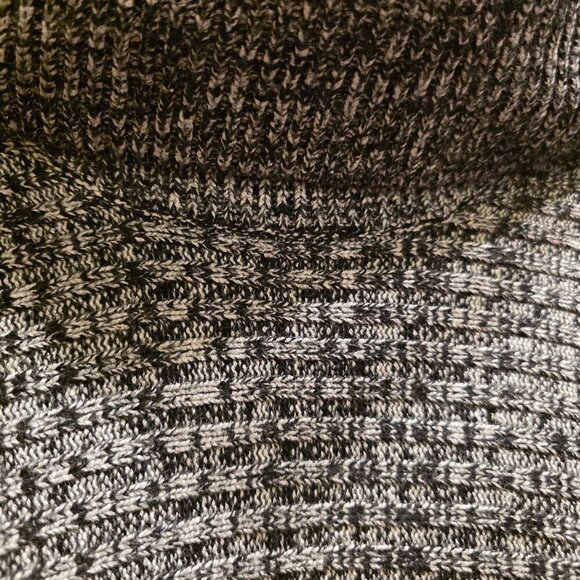 Alice + Olivia Gray Marl Knit Thick Cozy Cowl Neck Sweater S - Picture 3 of 8